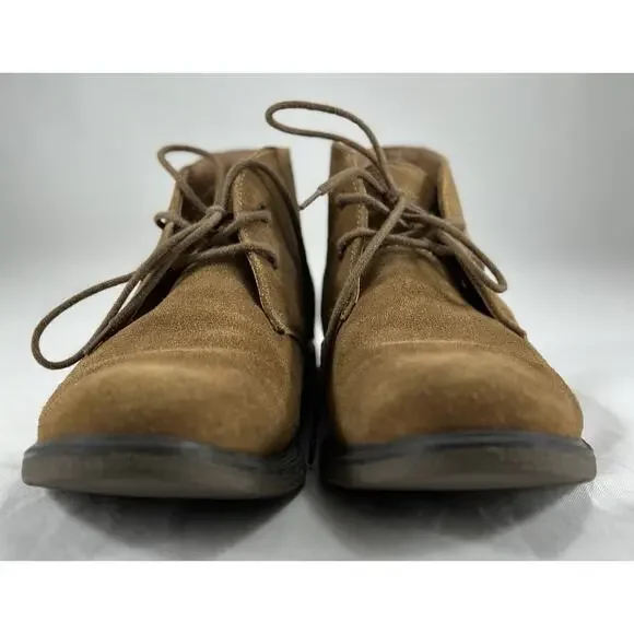 Bass Shoes Mens 10M Brown Radley Suede Chukka Desert Boots USA Versatile Manly - Picture 4 of 13
